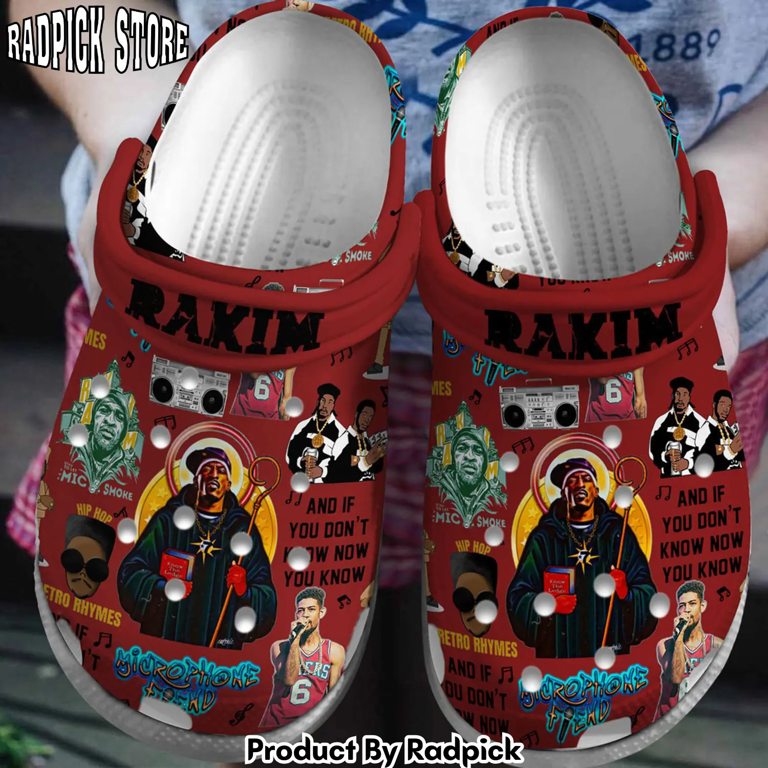 Radpick premium rakim music clogs shoes comfortable for men women rp6522145